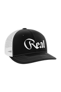 Real trucker hat - black