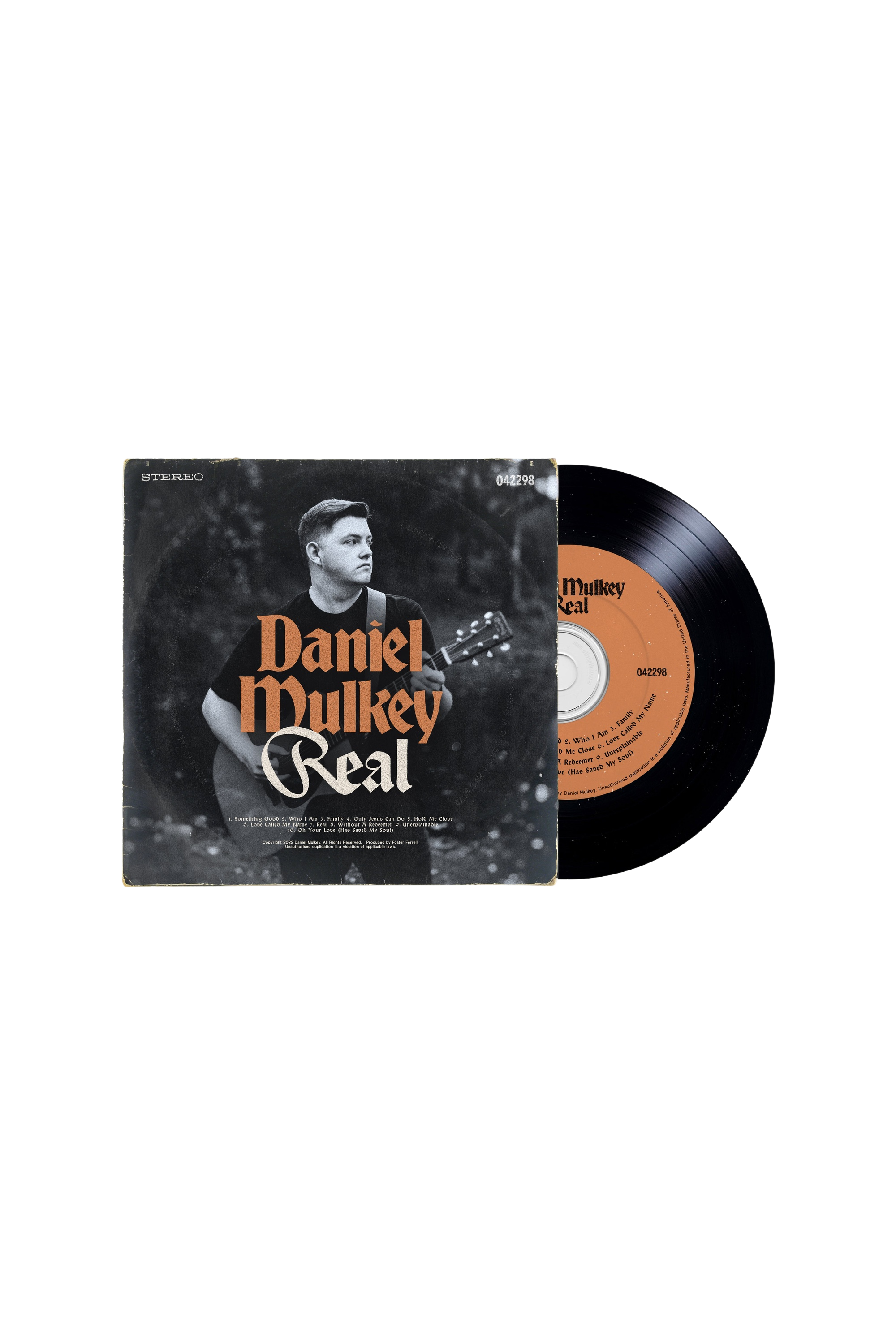 "Real" by Daniel Mulkey – Signed Physical CD